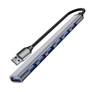 7-портовый USB-разветвитель HUB USB- 1 порт 3.2 + 6 портов 2.0