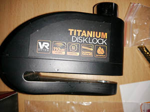 Titanium Pro.Mootorratta ketaslukk signalisatsiooniga.Uus. (1 foto / 8)