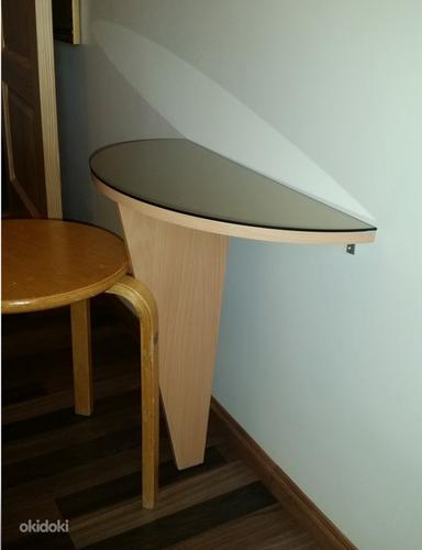 Stiilne laud ümar- peegel- seina- laud (foto #2)