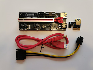 Krüptokaevuri tarvikud - riserid, add2psu, splitter jne (1 foto / 5)
