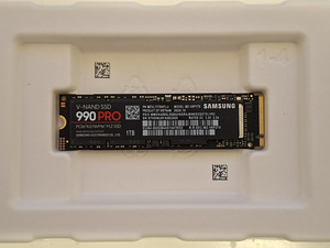 Samsung 990 PRO SSD 1TB m.2 7450 Mb/s ketas drive uueväärne) (2 foto / 4)