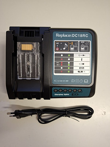 Makita DC18RC kiirlaadija (asendus) 14,4V–18V (1 foto / 2)
