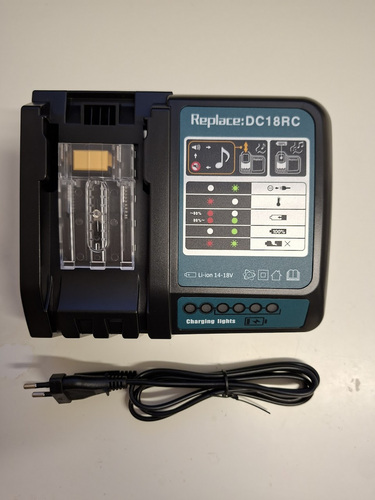 Makita DC18RC kiirlaadija (asendus) 14,4V–18V