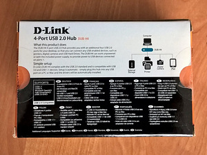 D-Link 4-Port USB 2.0 Hub DUB-H4 (3 foto / 3)
