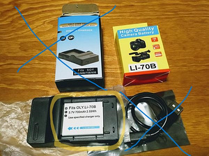 Olympus Li-70B battery (3 foto / 3)