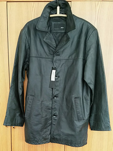 Jack & Jones, Quin leather Lacket, Denimtechnic, Black, L (2 foto / 10)