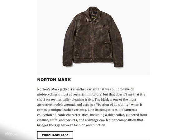 Мотоциклетная куртка Norton Mark Leather L (фото #9)