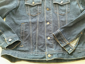 Lands End Denim Trucker Jacket L 52 (6 фото из 9)