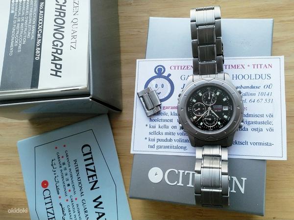 Citizen Quartz Alarm Chronograph 6870 Titanium (фото #6)