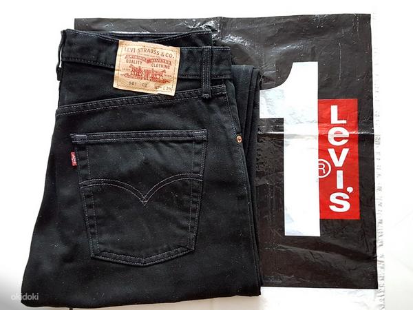 Levis 521 Black Jeans W34 L34 (фото #1)
