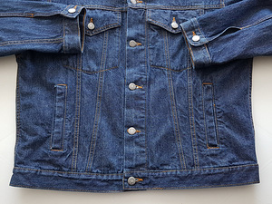 Tumesinine teksajakk L-XL (3 foto / 10)