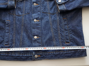 Tumesinine teksajakk L-XL (8 foto / 10)