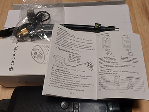 Veape elektrilise digitaalse rehvipump (9 foto / 10)