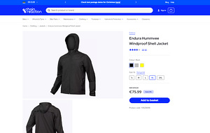 Ветрозащитная куртка Endura Hummvee XL (5 фото из 6)