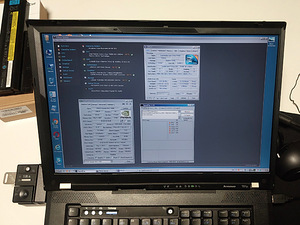 Lenovo IBM ThinkPad T61p pluss tarvikud (9 foto / 10)