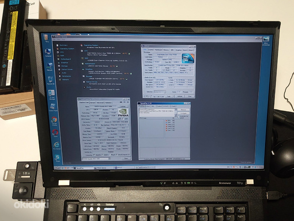 Lenovo IBM ThinkPad T61p pluss tarvikud (foto #9)