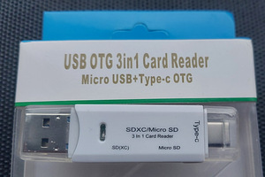 USB OTG 3in1 Card Reader Micro USB+Type-C (2 foto / 4)