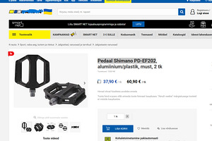 Shimano PD-EF202 Bike Flat Pedals + Reflector SM-PD69 (8 foto / 10)
