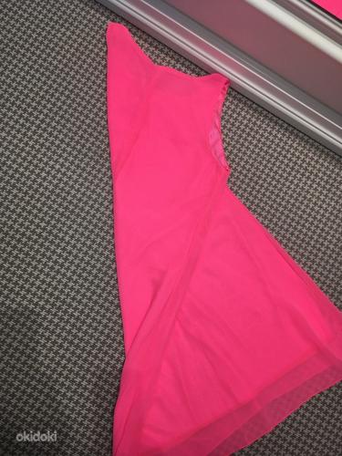 Неоново-розовое платье S (фото #2)