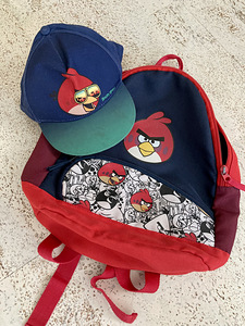 Рюкзак Angry Birds, шапочка