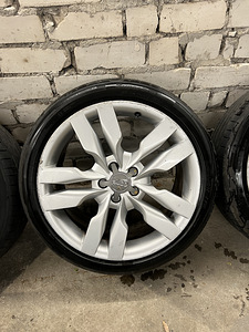 19" 5x112 Audi S6 C6 орг. диски + шины (3 фото из 7)