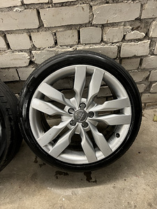 19" 5x112 Audi S6 C6 орг. диски + шины (5 фото из 7)