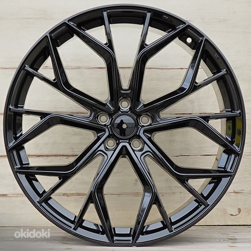R22 veljed 5x112 A001 Gloss Black Audi MB Vw Jne Uued