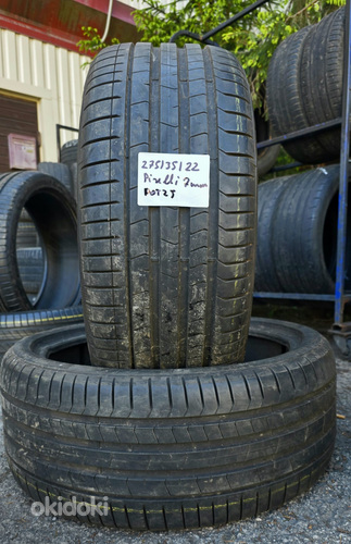 Шины R22 275 35 22 Pirelli 2шт 7мм