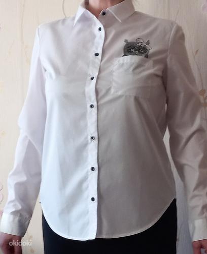 Белая рубашка (новая), размер 38 (фото #2)