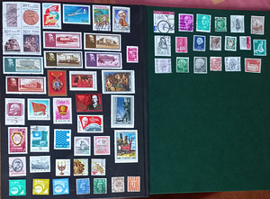 Комплект почтовых марок - 58 штук