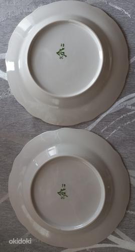 2 винтажные тарелки, Городницкий фарфоровый завод, 1970-е (фото #2)