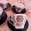 Винтаж: 4 кофейные кружки с блюдцами "Вита", Фарфор, Рижский (фото #2)