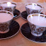 Aastakäik: 4 kohvikruusi alustassidega "Vita", Portselan, Riia (foto #4)