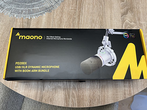 UUS! Mikrofon Maono PD200x + Boom ARM (2 foto / 2)