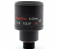 Объектив камеры M12 6-22мм с IR фильтром