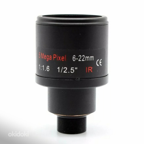 Kaamera objektiiv M12 6-22mm IR filtriga (foto #1)