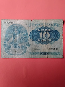 10 krooni 1928. aasta (3 foto / 5)