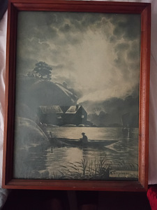 Pliiatsijoonist.KUNSTNIK EESTI- Soomi.N.Timpmann 1965. aasta (2 foto / 3)