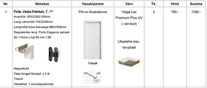 Porta Door Porta Vector Premium T „70” Kõrgus 220 3tk (7 foto / 10)