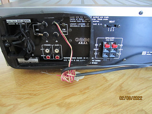 Akai AC-M2L Raadio + kassett. (5 foto / 7)