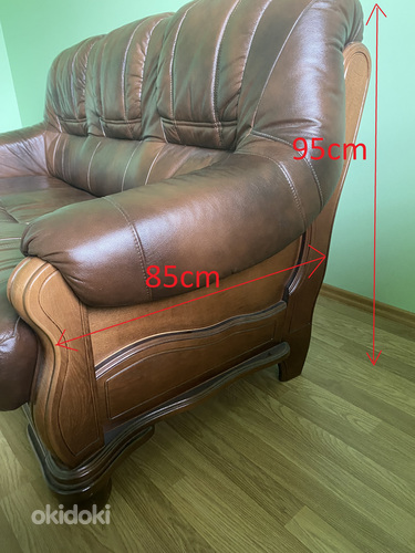 Кожаный диван (фото #3)