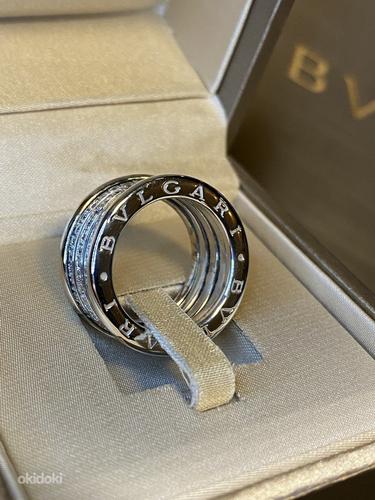 BVLGARI B.Zero 4-Band кольцо с бриллиантами, оригинал (фото #4)