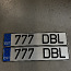 Номерной знак 777DBL (фото #1)