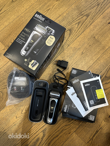 Braun Series 9 Pro+ Wet & Dry, 6-ühes SmartCare keskus ja Po