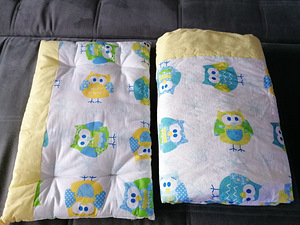 Детские одеяло и подушка