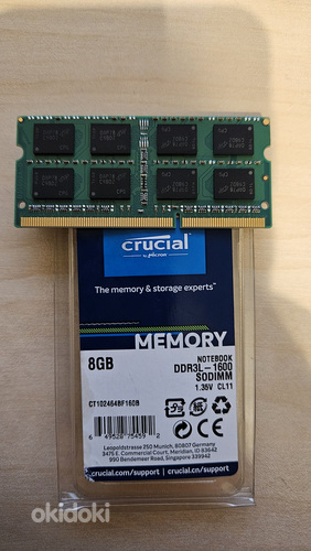 Crucial [CT102464BF160B] 8 ГБ оперативной памяти SODIMM (фото #2)