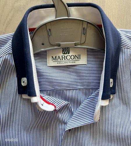 Рубашка для мальчика коллекция Marconi с.134, 9 лет, одевалась 1 раз (фото #2)