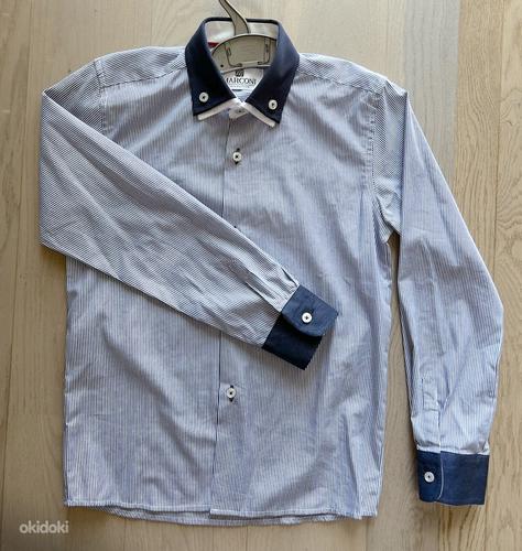 Рубашка для мальчика коллекция Marconi с.134, 9 лет, одевалась 1 раз (фото #3)