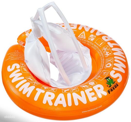 Новый плавательный круг Swimtrainer красный желтый оранжевый (фото #2)
