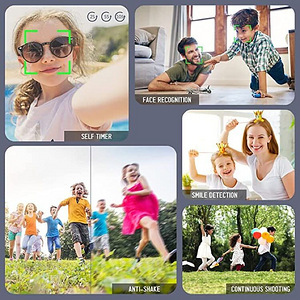 Digi kaamera SINEXE kompaktne foto kaamera SD-kaardiga 48MP (2 foto / 10)